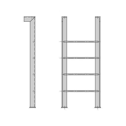 Стремянка СХ-52 5200 мм Серия 1.450.3-7.94 в Ставрополе