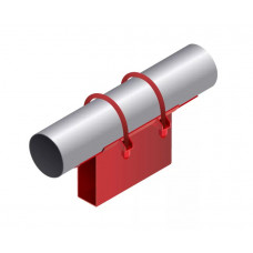 Опора неподвижная приварная корпусная для тепловых сетей исп. А13 / АС13 ВСт3 219х200х680х100 мм ОСТ 36-146-88 11 кг