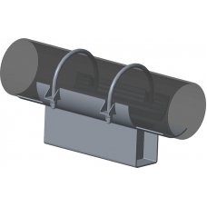Опора неподвижная хомутовая с корпусом для тепловых сетей ТС-670.00.00 219х180х340х150 мм Серия 5.903-13 выпуск 7-95 23,7 кг