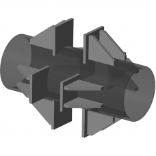 Опора неподвижная четырехупорная для тепловых сетей ТС-661.00.00 159х90х112х320 мм Серия 5.903-13 выпуск 7-95 13,2 кг