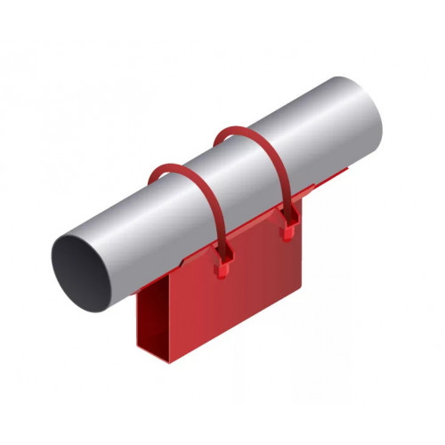 Опора неподвижная приварная корпусная для тепловых сетей исп. А22 / АС22 ВСт3 1420х500х340х150 мм ОСТ 36-146-88 39,5 кг