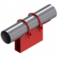 Опора неподвижная хомутовая корпусная для тепловых сетей исп. А11 / АС11 ВСт3 57х50х170х102 мм ОСТ 36-146-88 2,1 кг