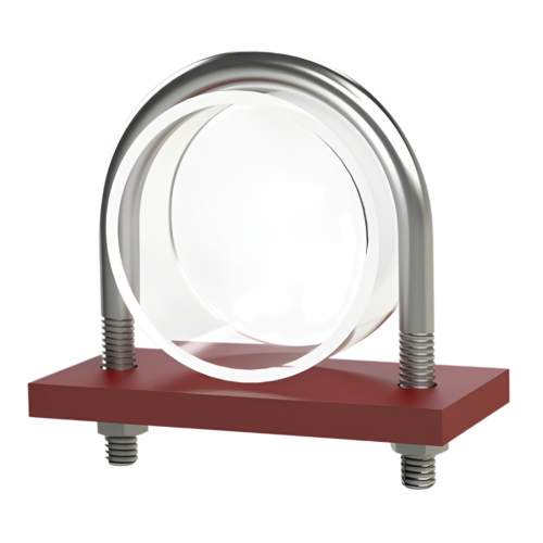 Опора неподвижная хомутовая бескорпусная для тепловых сетей исп. Г Ст20 159 мм ОСТ 36-146-88 1,82 кг