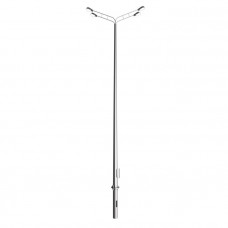 Опора освещения силовая граненая прямостоечная ОГСп-0,7(90)-9,0-11,5-02-Ц Ст3сп5 90х301х9 мм