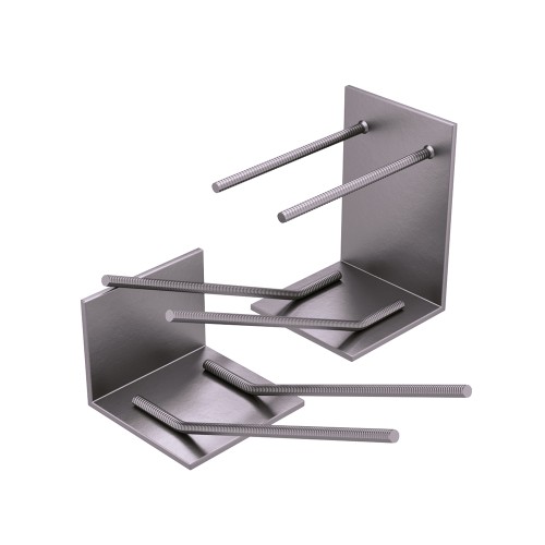 Закладная деталь для железобетонных конструкций оцинкованная МН110-3 250х180х35 мм Серия 1.400-15 Выпуск 1